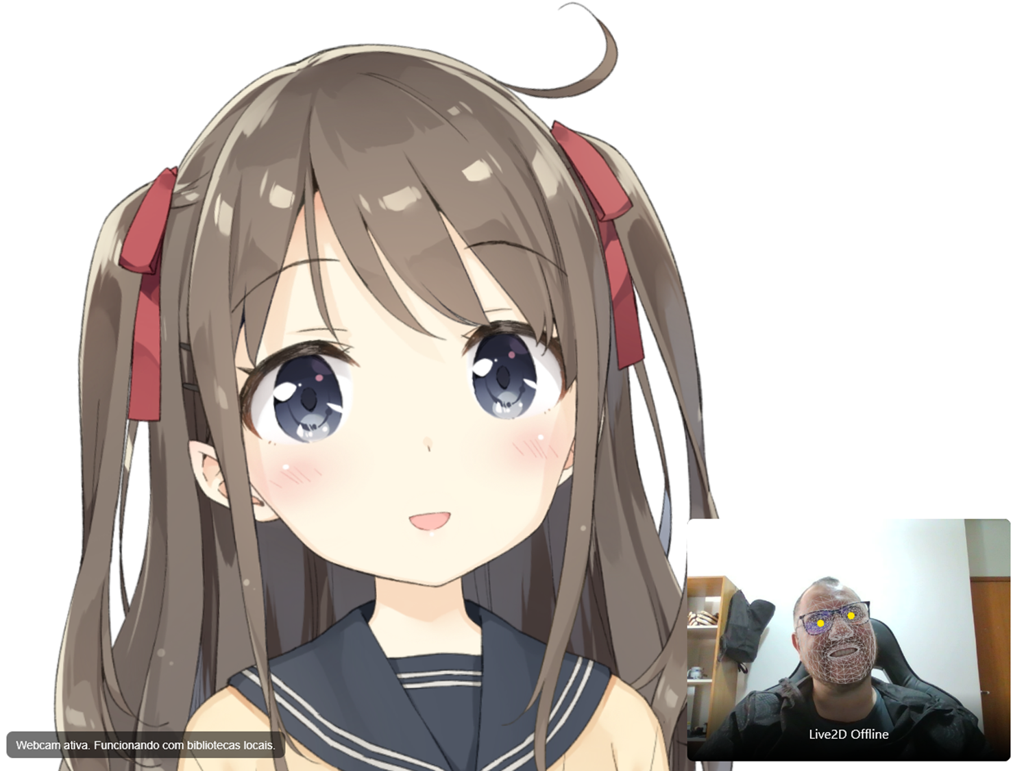 Avatar 2D com reconhecimento de movimentos da face